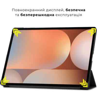 Чехол для планшета AirOn Premium Samsung Galaxy tab S10 Ultra 14.6 2024 + film Black (4822356758484) Винница