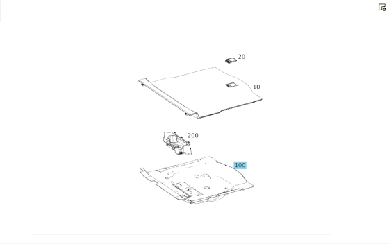Mercedes-Benz  A1176900042 9E83 Обшивка багажної ніші під підлогою багажника CLA Shooting Brake X117 CLA C117 Одеса