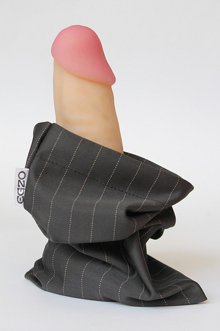 Фаллоимитатор EGZO Ciberskin DS005 ( 20 см х 4,8 см ) Sex Aura Киев - изображение 6