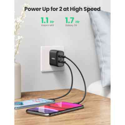 Зарядний пристрій Ugreen CD161 36W 2xUSB QC 3.0 Charger (Black) (10216) Вінниця
