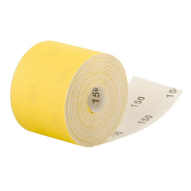 Шкурка шліфувальна, паперова основа, К150, 115 мм × 50 м INTERTOOL BT-0822 Київ - фото 1