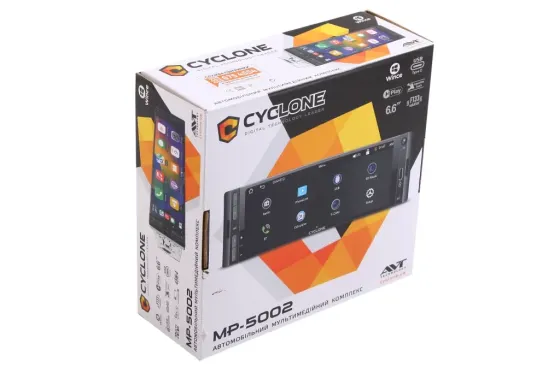 Автомагнітола MP5 Android 10 Cyclone MP-5003 екран 6.6/BT/Type-C/ISO/GPS/Wi-Fi/32Гб/ОЗУ 2Гб Вінниця