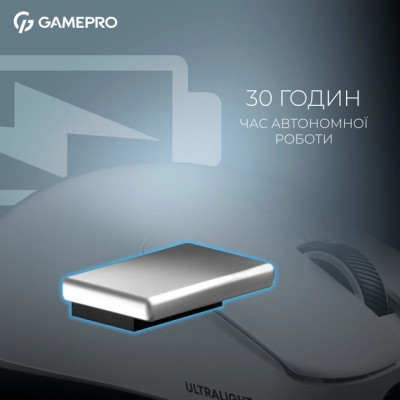 Мышка GamePro Asgard Odin 8K Wireless/USB White (GM035W) Винница - изображение 11