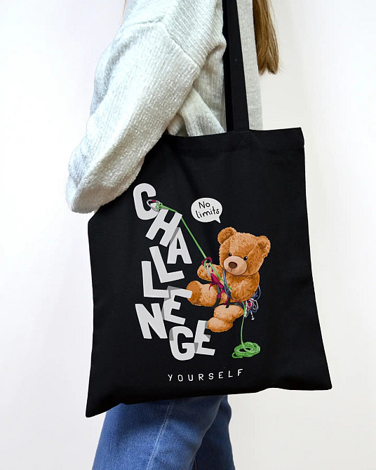 Екошопер BookOpt ВК4059 Teddy Bear (Challenge) чорний Київ - фото 10