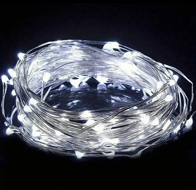 Гірлянда Роса 2 м 20 led з usb холодний білий Смела - изображение 3