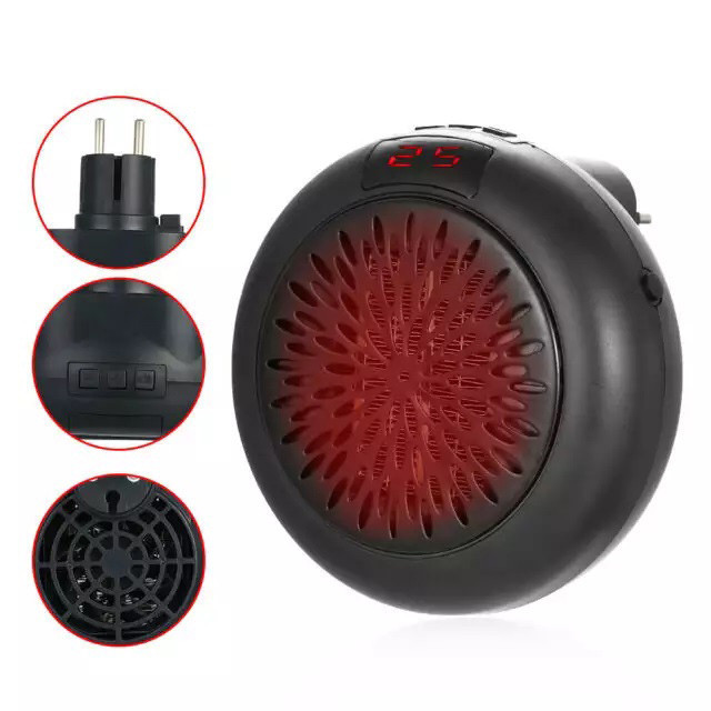 Електричний обігрівач для офісу Wonder Heater 900 Вт, Обігрівач домашній, ND-556 Термо вентилятор Київ - фото 4