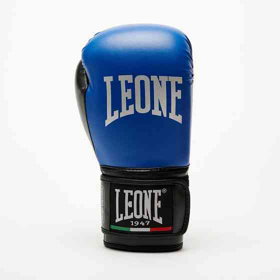 Рукавички боксерські для боксу та єдиноборств професійні оригінальні Leone GN383 THUNDER сині 8 унцій Київ