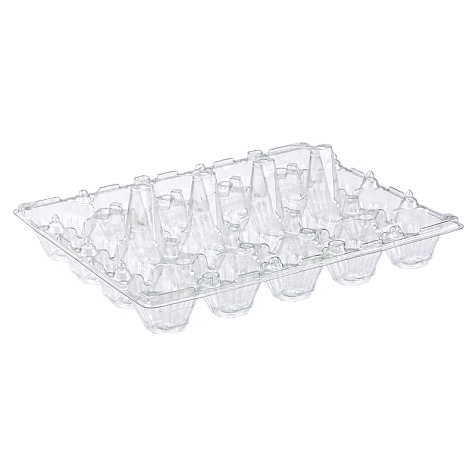 Упаковка для куриных яиц 20 ячеек ПРОЗРАЧНАЯ верз и низ (50 шт) Харьков