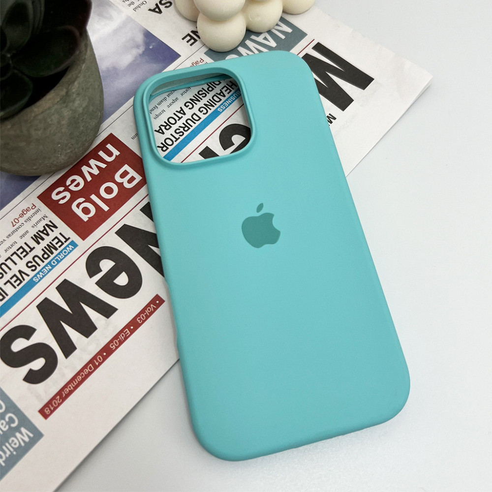 Чохол Silicone для Apple iPhone 16 Pro 17, морський синій Київ - фото 3