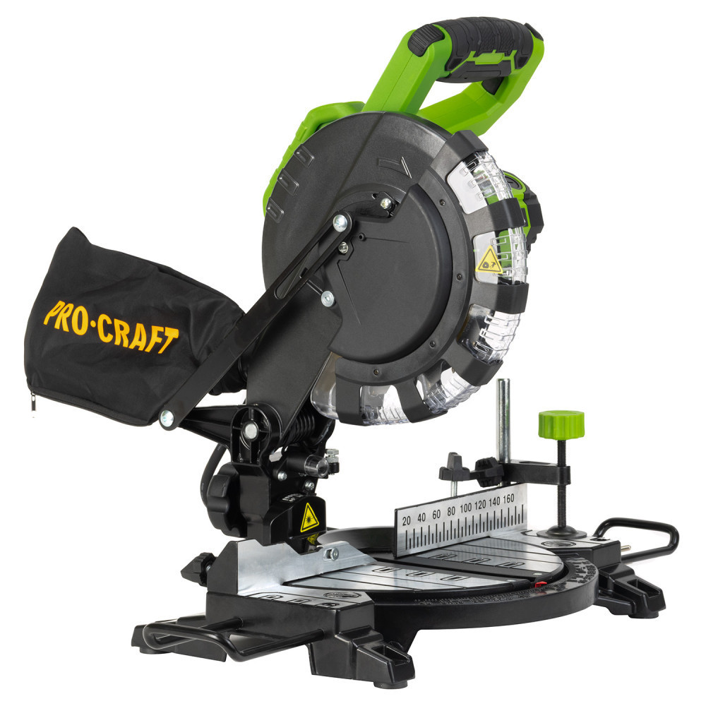 Торцювальна пила Procraft PGS215,Пила торцювальна торцовка 1500 Вт,Потужна торцювальна пила для дерева  210 мм Львів - фото 4
