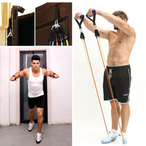 Гумка для крофіта exercise pipe Гумка для фітнесу та спорту стрічка еспан гумова петля фітнесу KX-19 Київ - фото 3