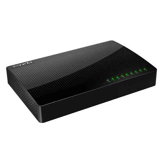 Комутатор (світч) Tenda SG108 (Чорний, 8 LAN портів 10/100/1000 Мбіт/с) Миколаїв
