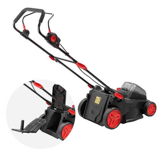 Газонокосарка INTERTOOL WT-9216 40В, 3500 об/хв, ширина захвату 370 мм, висота зрізу 25-75 мм, контейнер 40 л - косіння без турбот Львів