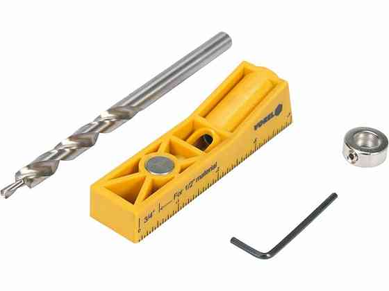 Шаблон для свердління виїмок для кілків YATO, 115х 25х 25 мм, компл. 4 елем. [10/40] Одесса