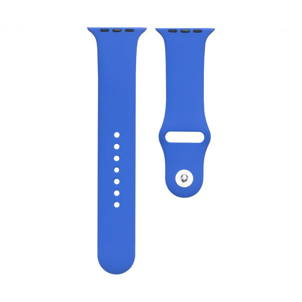 Ремінець для годинника Apple Watch Silicone Classic 42/44/45/49mm 3.Vivid Blue Київ - фото 1