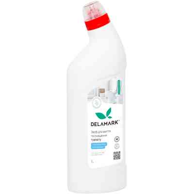 Засіб для чищення унітазу DeLaMark Білі квіти бавовни 1 л (4820152333650) Вінниця