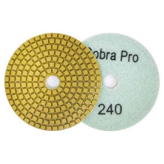 Круг алмазний шліфувальний на липучці 100мм, зерно 240 (черепашка) Харків