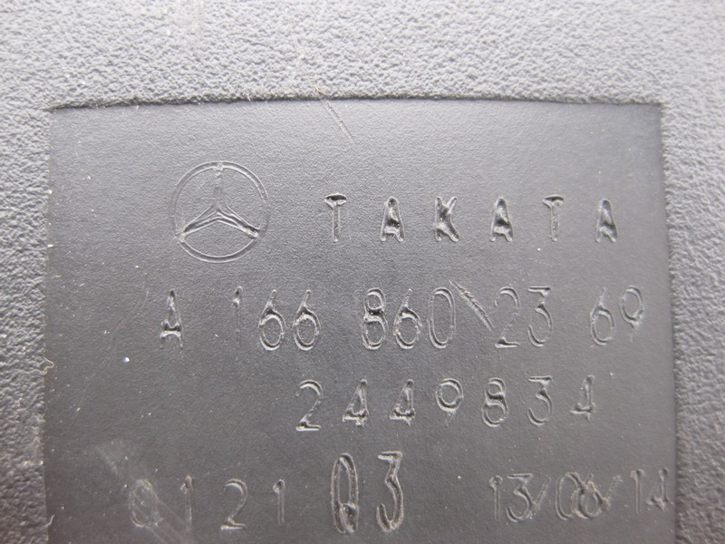 Mercedes-Benz  A1668602369 Замок ременя безпеки лівий 3-й ряд сидінь GL X166 Одеса - фото 3