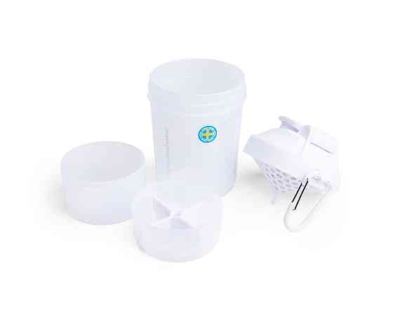 Шейкер спортивний SmartShake Original2GO 600ml Pure White Каменское