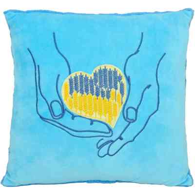 М'яка іграшка Tigres Подушка Серце в долонях (ПД-0442) Вінниця