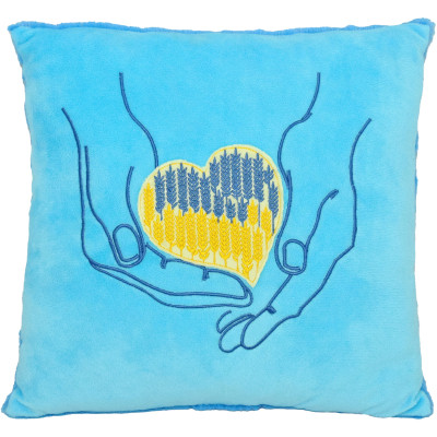 Мягкая игрушка Tigres Подушка Сердце в ладонях (ПД-0442) Винница - изображение 1