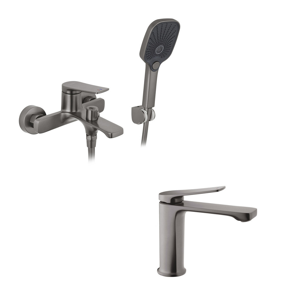 Набор смесителей Kroner Makon-GRP060 + смеситель Makon-GRP010 Киев - изображение 1