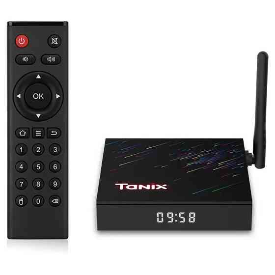 Смарт ТВ приставка Tanix TX68 4/32 Гб Smart TV Box Android 12 Андроїд ТВ бокс Київ