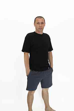 Футболка Чорний чоловіча XL Харків