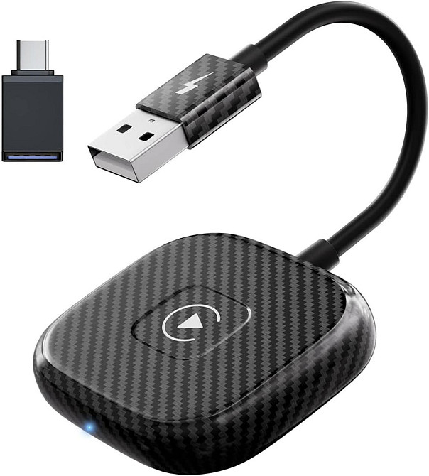 Карплей беспроводной адаптер для авто с 2017 года, iPhone iOS 10+, донгл для штатного проводного CarPlay Киев - изображение 1