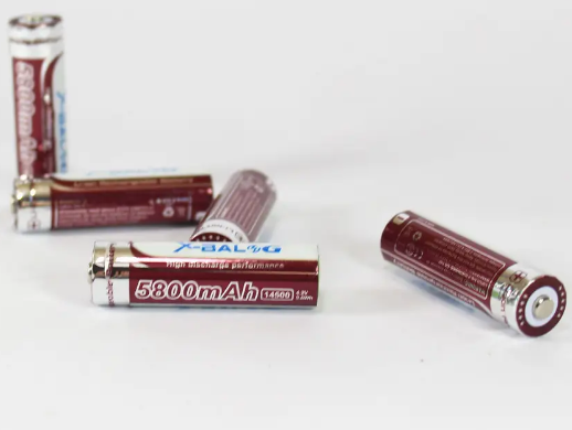 Аккумулятор Li-ion 14500 5800mAh 4.2V Purple X-Balog для фонарей,электронной техники Одесса - изображение 1