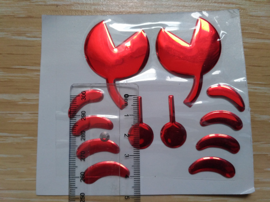 Наклейка Краб опукла на авто значок Київ - фото 6