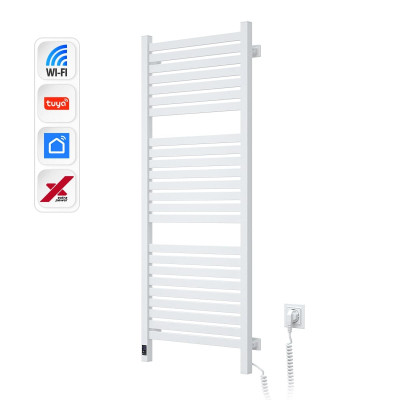 Сушарка для рушників Navin Авангард Х, 1200х480, Wi-Fi, сталь, білий, правобічна (12-172055-4812) Вінниця - фото 1