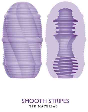 Мастурбатор яйцо Pretty Love - Smooth Stripes Cupid-X, BI-014931-3 Sex Aura Киев