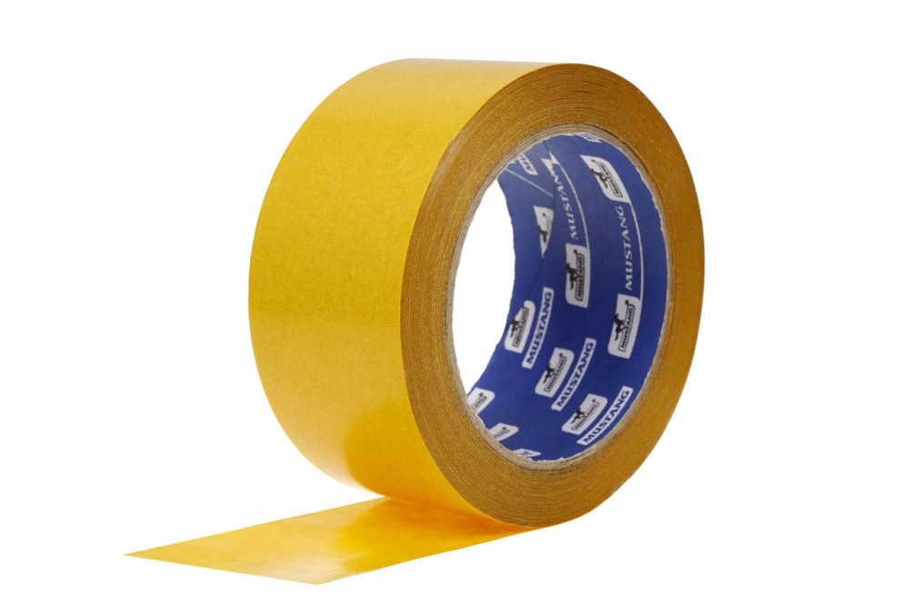 Двостороння стрічка на поліпропіленовій основі MUSTANG 50мм х 25м Рівне - фото 1