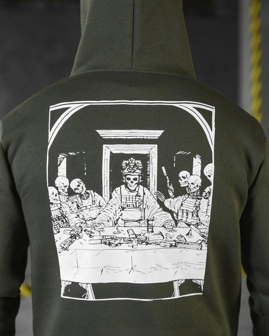 Худи CELEO на флисе  олива diner  ВТ3889 Одесса - изображение 6