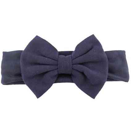 Пов'язка на голову дитяча широка one size синій Київ