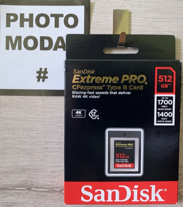 Карта Пам'яті: San Disk CFexpress Tyre B 512Gb. Харків - фото 4