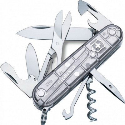 Ніж Victorinox Climber Transparent Silver (1.3703.T7) Вінниця - фото 1