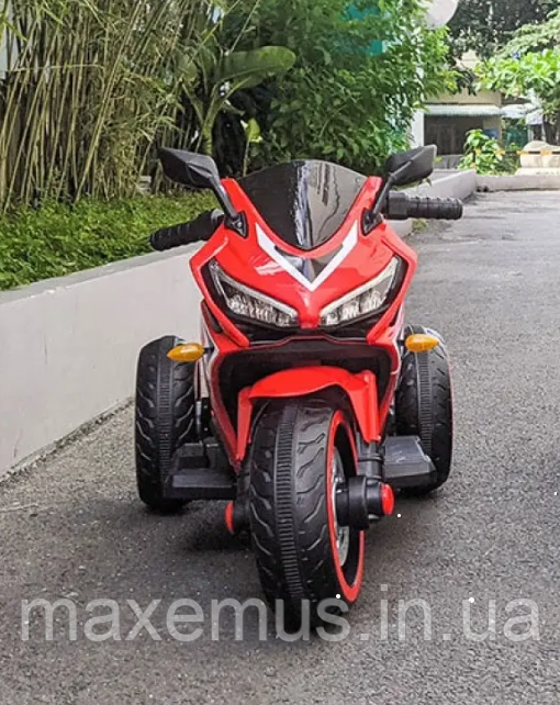 Дитячий електромотоцикл на акумуляторі,електричний мотоцикл для дітей мотобайк N-518 червоний Мостиська - фото 12