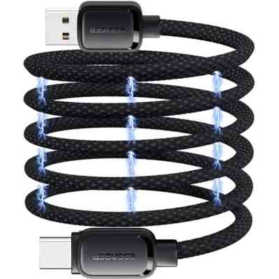 Дата кабель USB 2.0 AM to USB-C 1.0m 7A black Essager (EXCT-TD01-P) Винница