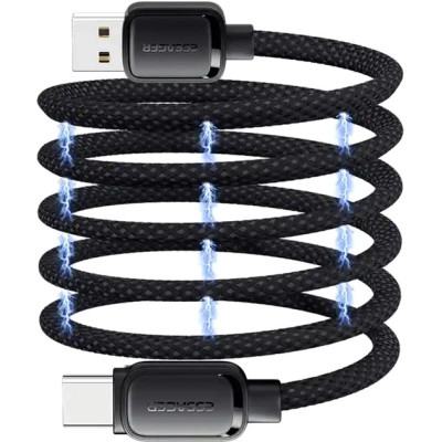 Дата кабель USB 2.0 AM to USB-C 1.0m 7A black Essager (EXCT-TD01-P) Винница - изображение 6