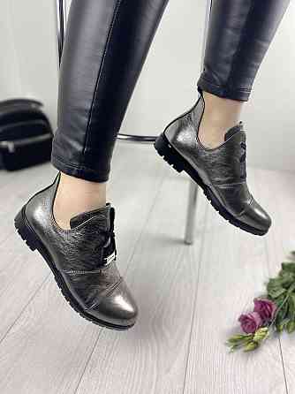 Ботильйони жіночі KRISTINA нікель натуральна шкіра весна-осінь розміри 36р. 37р.(3271) Коломыя