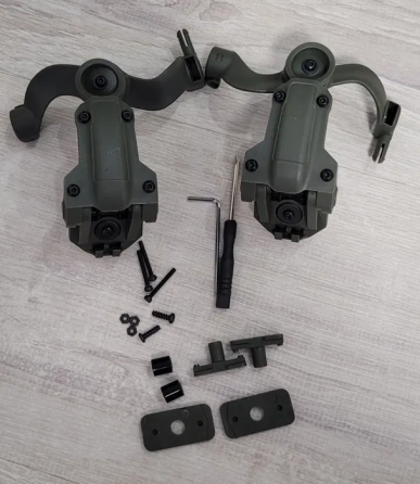 Тактическое крепление чебурашки ARM Next S40 для наушников на шлем (Оливковый) Винница