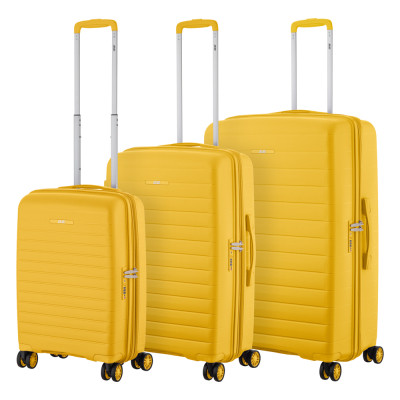 Набор чемоданов 2E Aero (L+M+S), бурштиново-жовті (2E-SPP-AERO-SET3-AY) Вінниця - фото 8