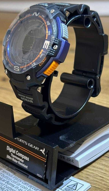 Годинник Casio SGW-100-2B із цифровим компасом, термометром. Київ - фото 3