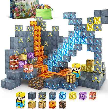 100 шт Магнітний конструктор майнкрафт магнитный конструктор minecraft Киев