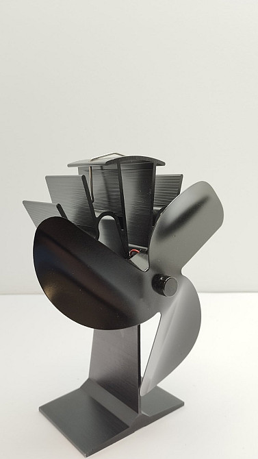 Вентилятор на три лопаті для каміна буржуйки 16414 Луцк - изображение 1