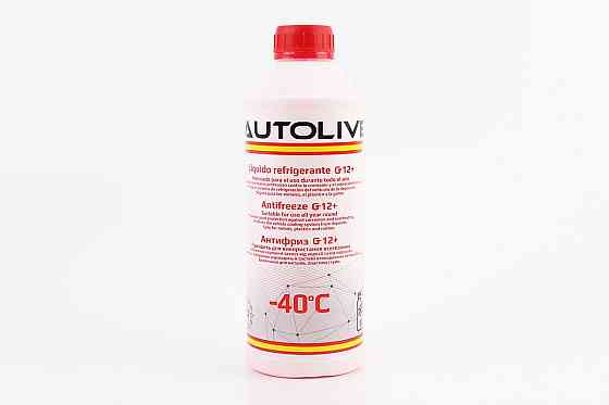 Рідина охолоджуюча -40°C "АНТИФРИЗ G12+", червониа 1L Бершадь