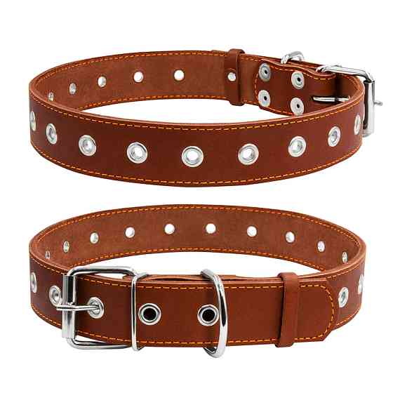 Нашийник "CoLLaR" безрозмірний (ширина 35мм, довжина 69см) коричневий Коломыя