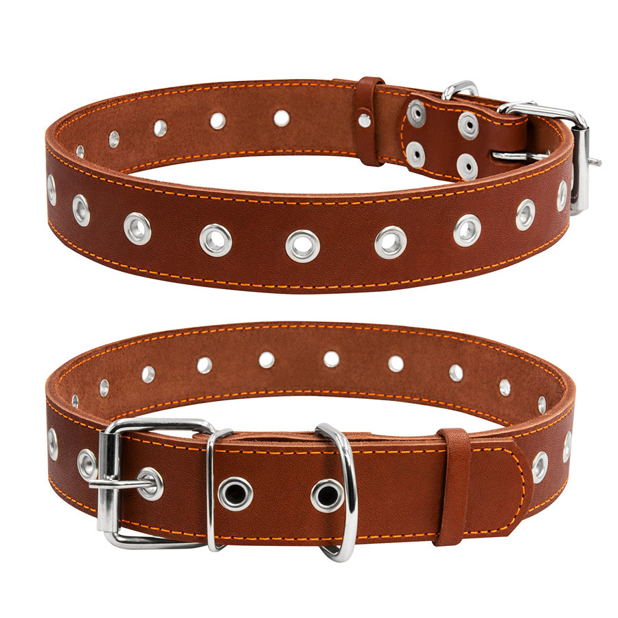 Нашийник "CoLLaR" безрозмірний (ширина 35мм, довжина 69см) коричневий Коломыя - изображение 1